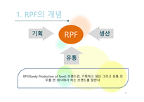 창업계획서 RPF(Rarely Production of food) 브랜드 -4