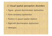 Evaluation and treatment of perceptual and perceptual motor deficits -12