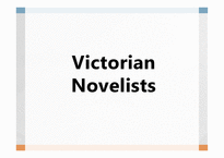 Victorian Novelists-1