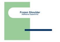 오십견 Frozen Shoulder Adhesive Capsulitis-1
