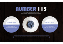 블루베리 열매 과일 컨셉 PPT 파워포인트 템플릿 (by 아기팡다)-4
