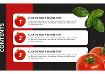 빨간맛 토마토 그린푸드 컨셉 배경 PPT 파워포인트 템플릿 (by 아기팡다)-2