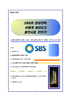 [방송편성기획론] SBS편성전략에 대한 기존의 관점 비판과 합리적 관점의 모색 및 대안 탐구-1