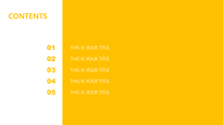노랑 옐로우 깔끔 심플 PPT 템플릿 디자인 발표용-2