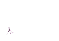 여성패션 보라색 산책하는 강아지 템플릿 PPT배경양식 - 패션디자인 PPT템플릿 파워포인트 디자인배경 [16대9비율]-4