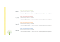 나무와 꽃무늬 템플릿 PPT배경양식 - 자연 나무 나뭇잎 봄분위기 꽃나무 심플한 깔끔한 PPT템플릿 파워포인트-13