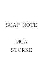물리치료 SOAP  반신마비 -MCA STROKE-1