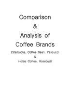 [국제기업] 외국 커피 3대 브랜드(Starbucks 스타벅스, pascucci 파스쿠찌, coffee bean 커피빈)의 경영전략과 국내 테이크아웃 커피전문점인 로즈버드와 할리스 커피와의 비교, 분석-1