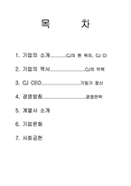 [기업분석](주)CJ그룹 경영분석-2