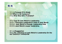 잭웰치의 리더십의 The Leadership And Motivation -영문발표파포--2