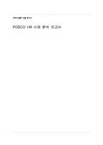 [조직개발론] 포스코 POSCO HR 사례 분석-1