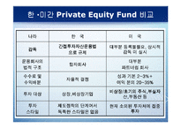 [금융론] Private Equity Fund(pef)-11