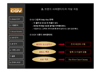 [CGV, 영화관, 분석, 브랜드, Identity, STP] 마케팅사례발표CGV-9