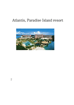 [리조트마케팅] Atlantis, Paradise Island resort 마케팅전략(영문)-1