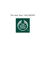 [기업윤리] The Body Shop(바디샵) 환경우선 기업 성장-1