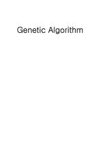 유전알고리즘 요약-1
