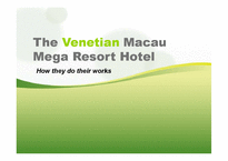 [다국적호텔경영] 마카오 베네치안 호텔(The Venetian Macao Resort Hotel)(영문)-1