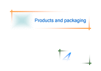 [국제통상] Products and packaging(영문)-1
