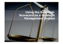 [원가회계] 전략적관리시스템의 규형잡힌 회계표사용(Using the Balanced Scorecard as a Strategic Management System)(영문)-1