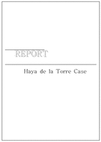 [국제법] Haya de la Torre Case-1