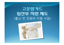 [정책론] 고운맘카드 임산부 지원 제도임산부 지원 제도-1