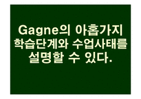 [교수학습이론] 가네 Gagne의 학습이론-20