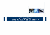 [mis] BSC(Balance Scored Card)를 적용한 효과적인 ERP시스템구축(한국조폐공사 사례를 중심으로)-1