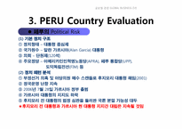 [글로벌경영] 페루의 리스크 분석-13