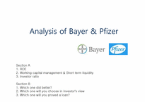 [중급회계] Analysis of Bayer & Pfizer(영문)-1