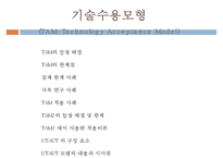 [MIS] 기술수용모형(TAM, Technology Acceptance Model)-1
