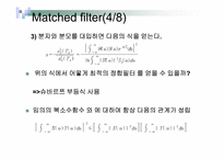 Matched Filters, Correlator, ML-10