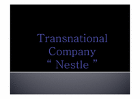 [마케팅] Transnational Company Nestle(네슬레)의 마케팅전략-1