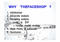 The face shop(더페이스샵) 마케팅전략(영문)-2