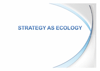 [미래에너지와환경] Strategy as Ecology-1