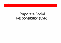 [PR전략] 기업의 사회적 책임에 관한 고찰(영문)-1