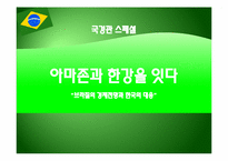 [국제경제관계] 브라질의 경제전망과 한국의 대응-1
