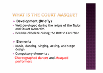 [고전영문학의흐름] The Court Masque 작품 분석(영문)-6