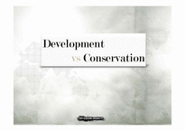 자연 개발과 환경보전의 문제(영문)-1
