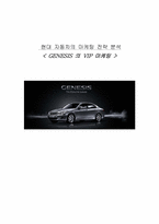 현대 자동차 제네시스 GENESIS 의 VIP 마케팅전략 분석-1