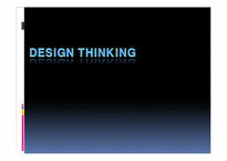 [경영학]디자인적 사고(Design Thinking)를 이용한 경영 혁신 전략-1