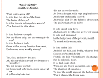 [영문학비평]Growing Old - A poem by Matthew Arnold - Poetry Connection 작품 분석-3