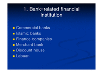 [금융시장분석] Malaysia’s Banking System-5