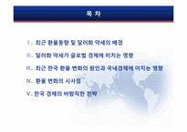 환율이 한국경제에 미치는 영향 및 대응전략-2