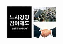 [노사관계론] 노사경영 참여제도(성공과 실패사례)-1