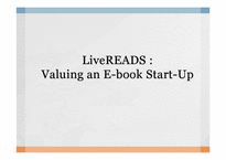 [경영정보시스템 MIS] LiveREADS 실패사례 및 현재 E-book 시장 현황 조사(아마존 성공사례)-1