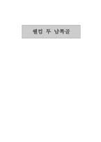 [사회복지] 새터민의 한국정착을 위한 자원봉사 프로그램 계획서-1