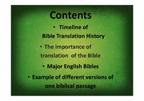 [고전영문학] Bible Translation-16,17세기 성경-2