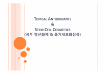[향장미용학] Topical Antioxidants & Stem Cell Cosmetics(국부 항산화제 & 줄기세포화장품)-1