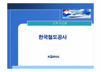 [조직구조론] 한국철도공사-1