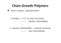 [유기화학] Synthetic Polymers-5